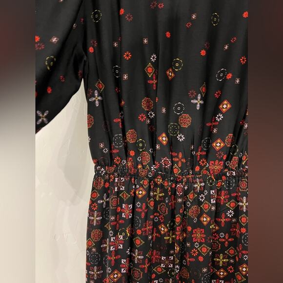 Express High-Low Hemline Faux Wrap Dress Size Large - Picture 12 of 15